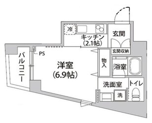 コニファー二子玉川の物件間取画像